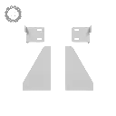 Pytes BK1 Wall Mount Brackets for V5 Batteries