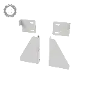 Pytes BK1 Wall Mount Brackets for V5 Batteries
