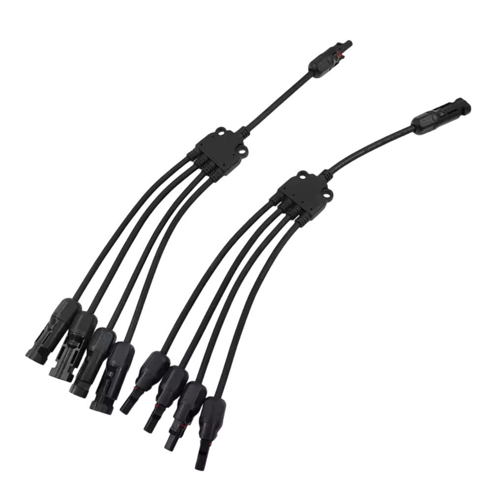 MC4 4-to-1 Solar Cable Connector (pair)
