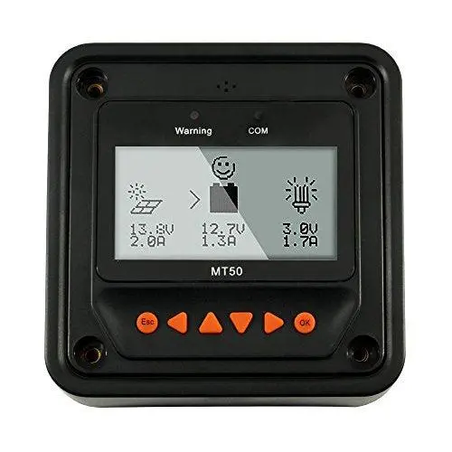 EPEver MT50 LCD display