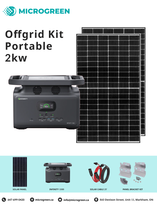 Growatt 2kW Off-Grid Kit