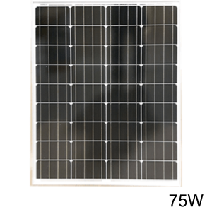 Microgreen Solar Panel, Mono, 75W
